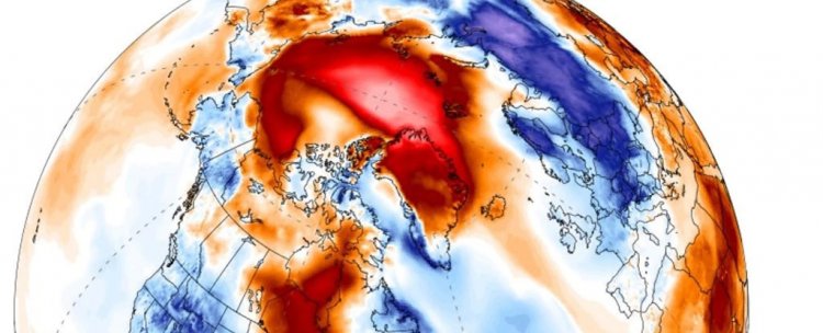 В январе на Северном полюсе наблюдалась плюсовая температура