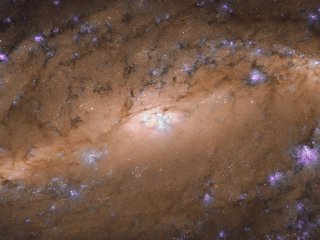 «Хаббл» сфотографировал спиральную галактику в созвездии Льва