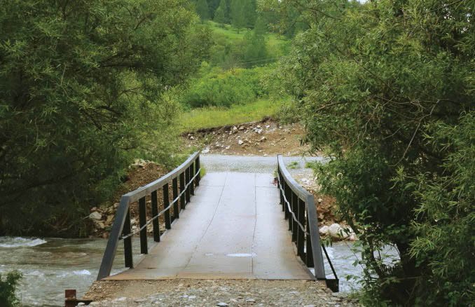 Мост через реку Ануй
