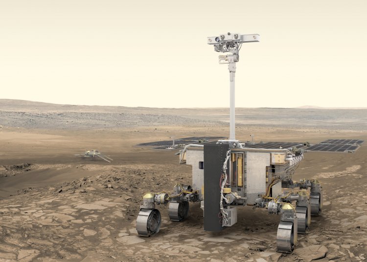 Марсоход и посадочная платформа миссии «ЭкзоМарс-2022»