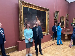 В Третьяковской галерее после реставрации представили картину Ильи Репина «Иван Грозный и сын его Иван»