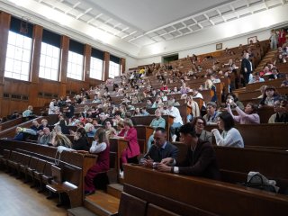 Всероссийский съезд учителей и преподавателей химии стартовал в МГУ. Фото: Янина Хужина / «Научная Россия