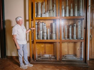 В Институте физических проблем им. П.Л. Капицы РАН. Фото: Ольга Мерзлякова / «Научная Россия»