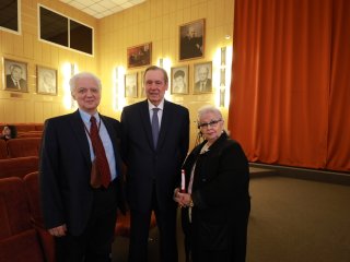 Лекция академика А.Г. Чучалина о терапевтических школах РНИМУ им. Н.И. Пирогова. Фото: Елена Либрик / «Научная Россия»