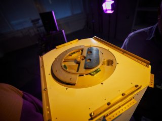 Часть прибора для мониторинга всего неба. Фото: Елена Либрик / «Научная Россия»