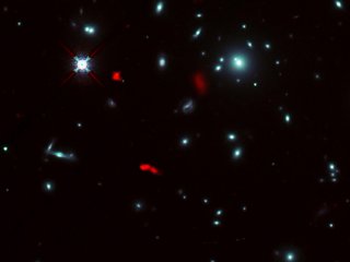 ALMA обнаружила вращающуюся молодую галактику в ранней Вселенной