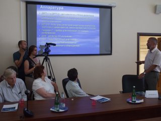 Презентация спутников в НИИЯФ МГУ