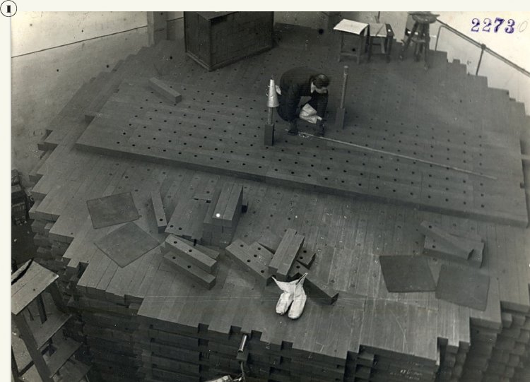 Сборка реактора Ф-1,1946 г. Фото: архив НИЦ «КИ».