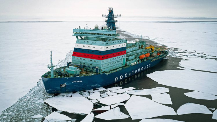 Самый мощный российский ледокол «Арктика»