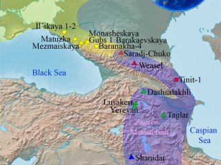 Распространение двух культурных традиций неандертальцев на Кавказе. Источник: Екатерина Дороничева