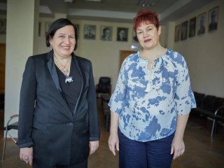 Ирина Анатольевна Репина и Наталия Лескова. Фото Елены Либрик