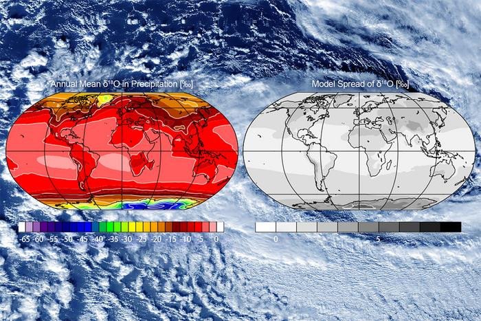 Исследователи из Института промышленных наук Токийского университета отслеживают глобальную циркуляцию молекул воды во времени и пространстве с помощью изотопного ансамблевого моделирования. Фото: Institute of Industrial Science, The University of Tokyo
