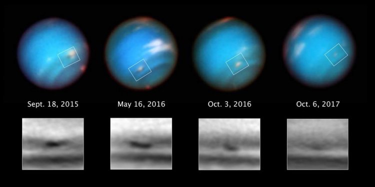 «Хаббл» разглядел завершение гигантской бури на Нептуне