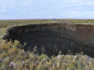 3D-модель показала «внутренности» гигантского кратера в вечной мерзлоте