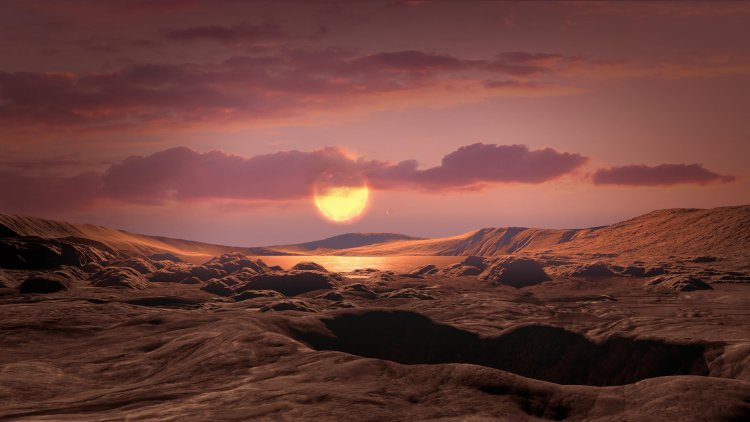 Художественное изображение экзопланеты Kepler-1649c, которая вращается вокруг своей звезды-красного карлика.Источник изображения: NASA/Ames Research Center/Daniel Rutter