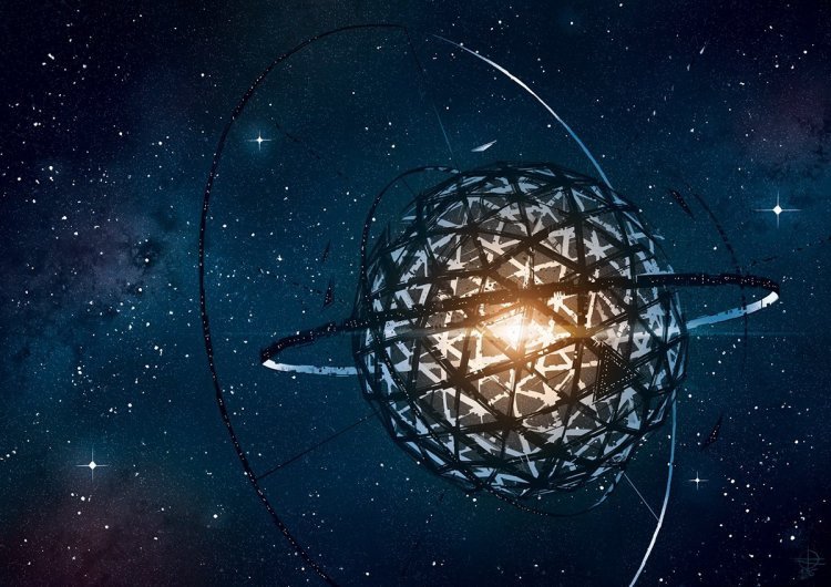 Сфера Дайсона -- предложенное Фрименом Дайсоном в 1959 г. огромное инженерное сооружение, собирающее излучаемую энергию звезды, в виде тонкой сферической оболочки большого радиуса со звездой в центре. Нечто похожее еще в 1937 г. описывал философ-футуролог Олаф Стэплдон. Источник фото: фотобанк 123RF