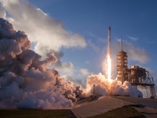 Сачок для мягкой космической посадки. Источник: SpaceX / Фотобанк Unsplash 