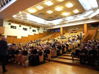 XII Международная конференция «Суперкомпьютерные дни в России» проходит в МГУ. Фото: Анастасия Жукова / «Научная Россия»