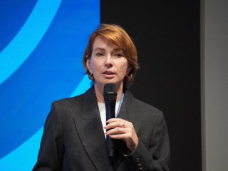 Директор по квантовым технологиям госкорпорации «Росатом», кандидат физико-математических наук Екатерина Борисовна Солнцева. Фото: Анастасия Жукова / «Научная Россия»