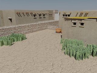3D-изображение жилищ незнатных древних египтян