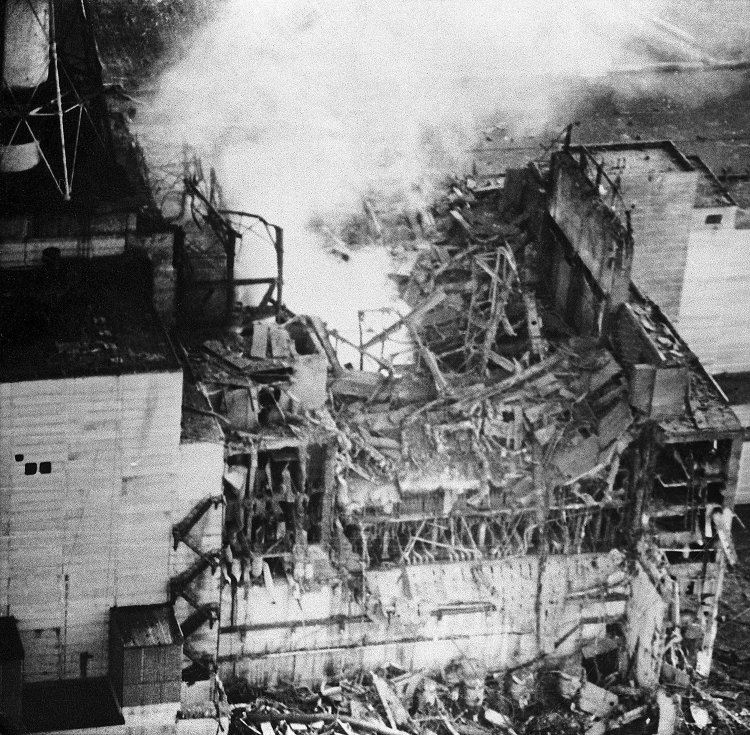 Последствия взрыва на Чернобыльской АЭС, апрель 1986 года