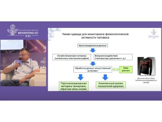 «Умную» одежду для спорта и медицины представил ЮФУ на форуме «Микроэлектроника». Фото: скриншот видеозаписи круглого стола «Носимая электроника с искусственным интеллектом» на официальном сайте форума «Микроэлектроника»