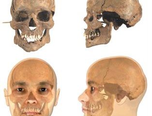 Графическая реконструкция индивида из захоронения № 79 (автор - С.А. Никитин).