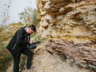 Оператор «Научной России» Александр Козлов. Фото: Ольга Мерзлякова / «Научная Россия»