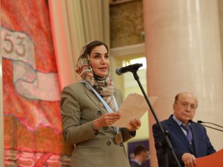 «Умов талантливых обитель»: в МГУ состоялось торжественное заседание ко Дню основания университета. Фото: Елена Либрик / «Научная Россия»