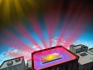 Тонкая пленка на крыше здания открывает окно в космос