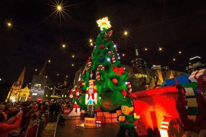 Новогодняя елка в Мельбурне