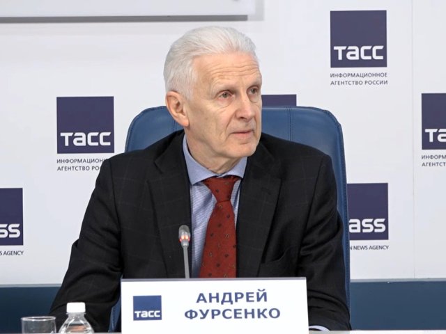 А.А. Фурсенко. Фото: скриншот прямой трансляции ТАСС