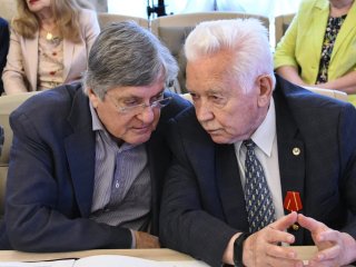 Заседание Президиума в память об академике Гурии Ивановиче Марчуке состоялось в РАН. Источник фото: Российская академия наук