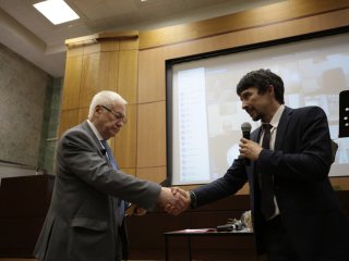 Академик Роберт Нигматулин выступил в Институте океанологии РАН в честь своего юбилея. Фото: Ольга Мерзлякова / «Научная Россия»
