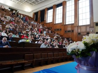 Всероссийский съезд учителей и преподавателей химии стартовал в МГУ. Фото: Янина Хужина / «Научная Россия