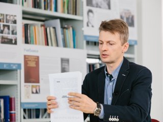 Научный сотрудник лаборатории МОИДС механико-математического факультета МГУ им. М.В. Ломоносова Павел Юрьевич Сухочев. Фото: Ольга Мерзлякова / «Научная Россия»