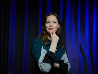 Корреспондент портала «Научная Россия» Янина Хужина. Фото: Елена Либрик / «Научная Россия»