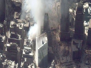 Как 9/11 выглядело из космоса