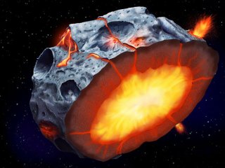 Ферровулканизм на металлических астероидах