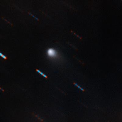 Астрономы получили цветное изображение первой межзвездной кометы