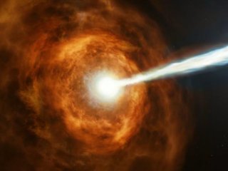 «Хаббл» изучает самый яркий гамма-всплеск