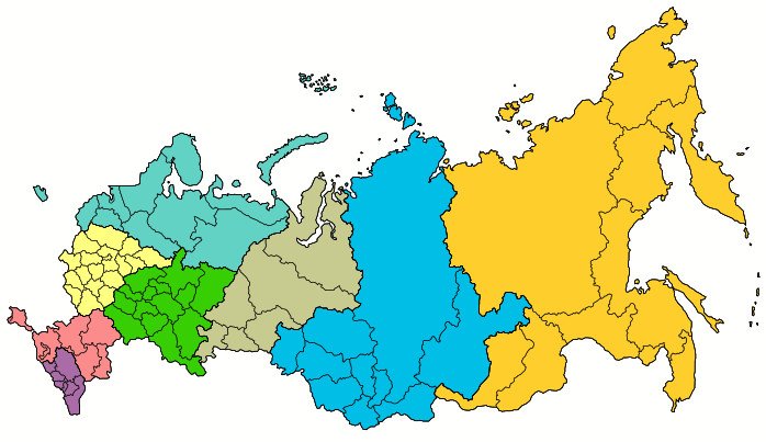 В Академии наук просчитали сценарии распада России на федеральные округа