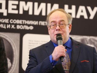 Открытие выставки в Российской академии наук. 7 апреля 2022 г.