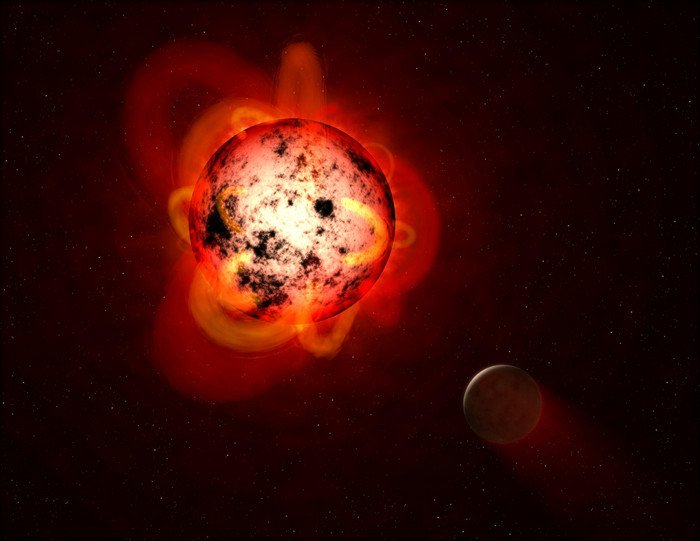 Обнаружена экзопланета без атмосферы 