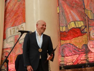 «Умов талантливых обитель»: в МГУ состоялось торжественное заседание ко Дню основания университета. Фото: Елена Либрик / «Научная Россия»