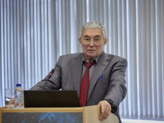 Пленарная сессия «Наука на пилотируемых орбитальных станциях» состоялась в ИКИ РАН 6 апреля. Фото: Елена Либрик / «Научная Россия»