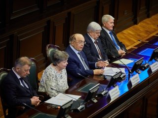 В МГУ состоялось первое расширенное заседание Совета по космосу. Фото: Елена Либрик / Научная Россия