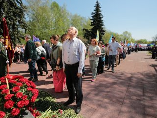 В МГУ почтили память защитников Отечества. Фото: Ольга Мерзлякова / Научная Россия