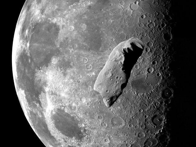 Воду на Луну могли занести астероиды