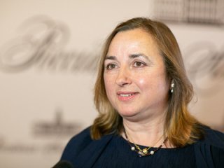 Марина Сахарова-Либерман на заседании Президиума РАН